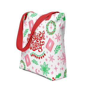 Festive Bookish Vibes Tote