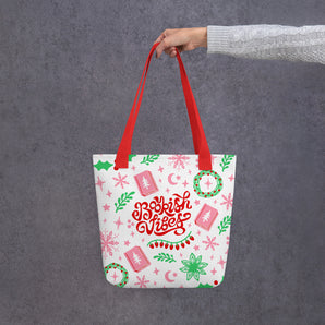 Festive Bookish Vibes Tote