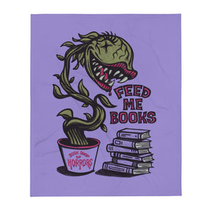 Feed Me Books Blanket