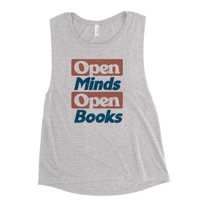 Open Minds Open Books Muscle Tank