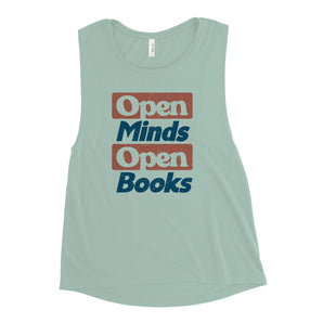 Open Minds Open Books Muscle Tank