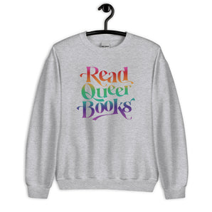 Read Queer Books Unisex Crewneck Sweatshirt