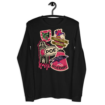 Poe Bumper Story Unisex Long Sleeve Tee - Fables and Tales