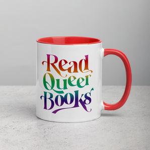 Read Queer Books Color Mug