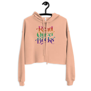 Read Queer Books Crop Hoodie