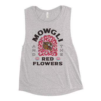 Mowgli and the Red Flowers Ladies’ Muscle Tank - Fables and Tales