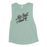 Let's Read About It Ladies’ Muscle Tank - Fables and Tales