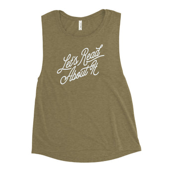 Let's Read About It Ladies’ Muscle Tank - Fables and Tales